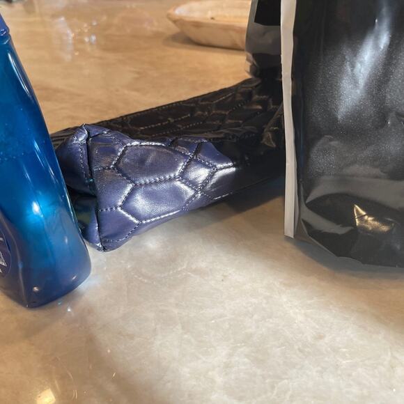 Aimee Kestenberg travel cosmetic toiletry pouch bag midnite blue - Picture 8 of 9